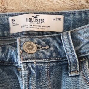 Hollister Light Blue Ultra High-Rise Jeans
